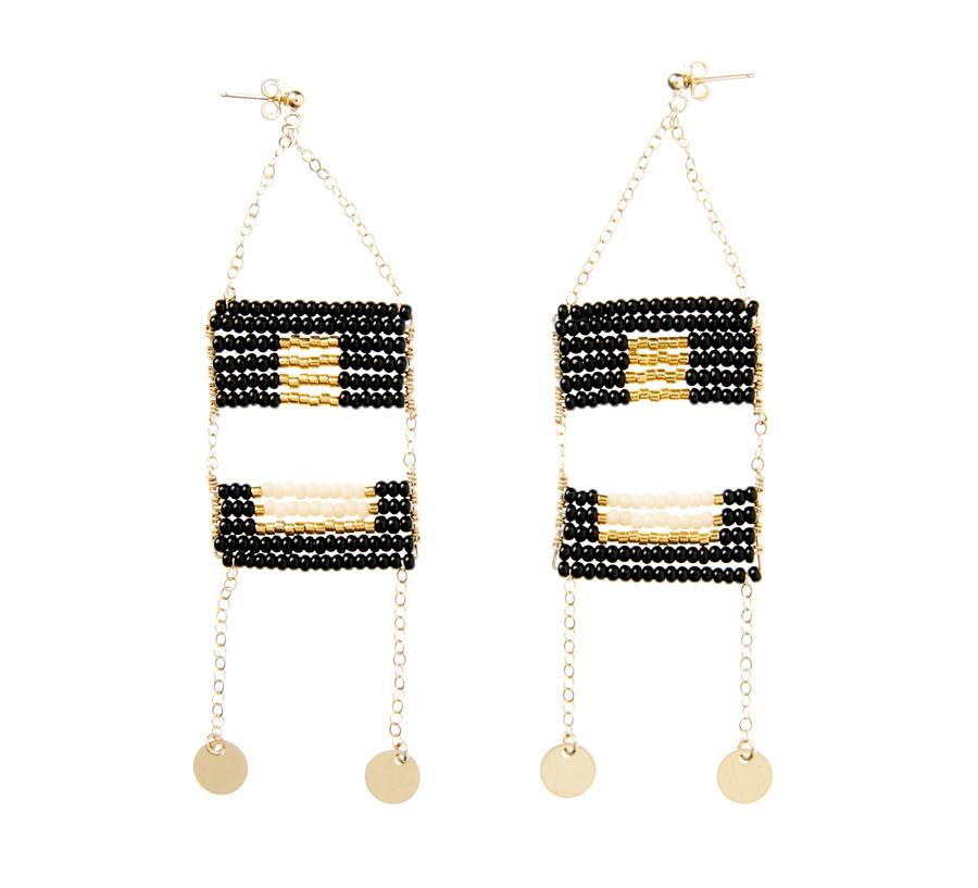 Samburu Earrings/Black