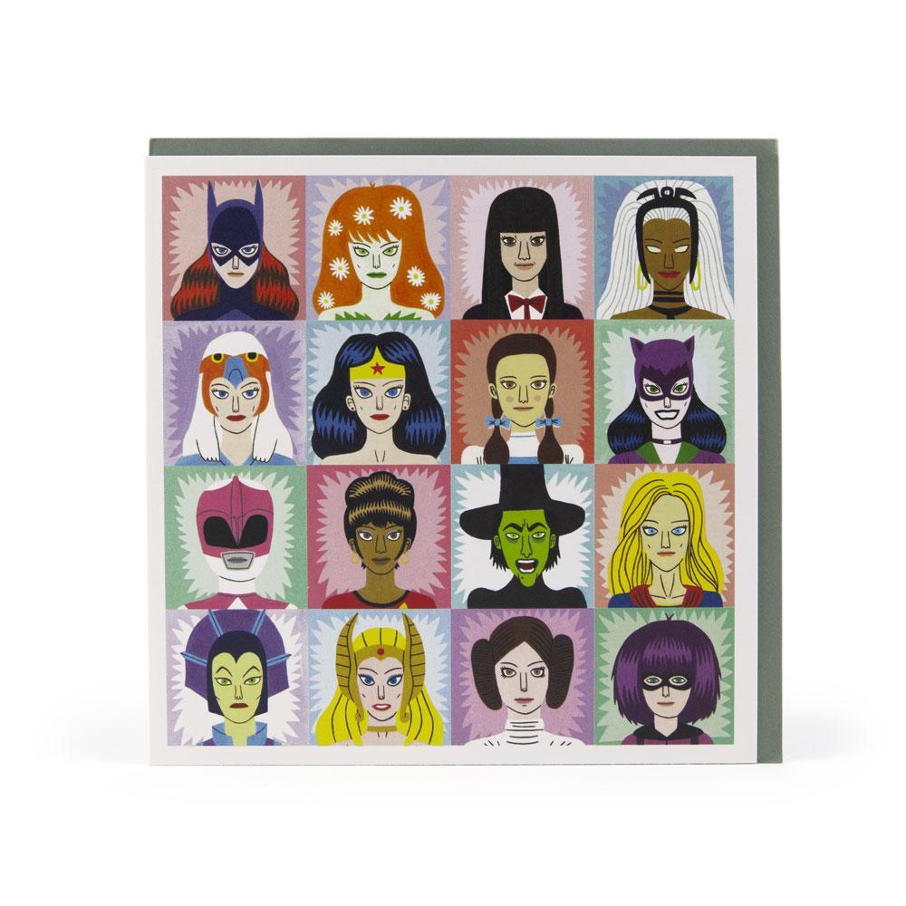 Heroines & Villans Card