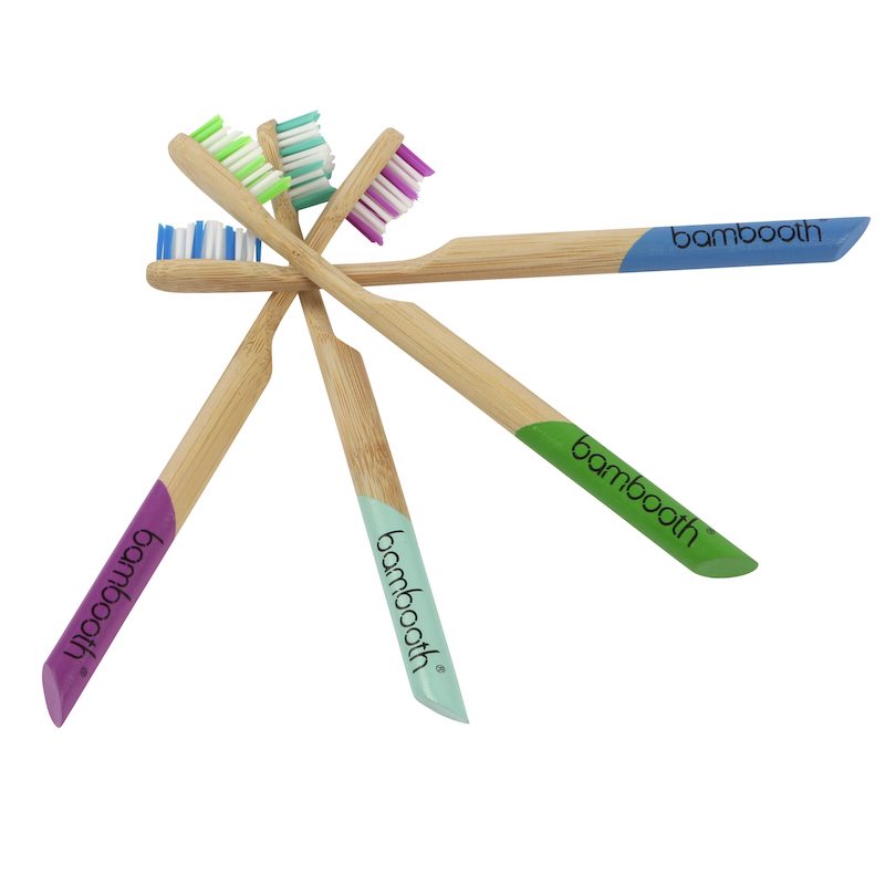 Adult Bamboo Toothbrush/Pack of 4