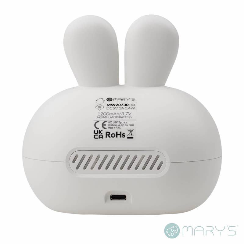 marys-white-rabbit-alarm-clock