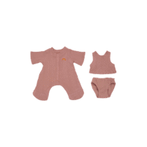 Dinkum Dolls Pointelle PJ Set - Rose