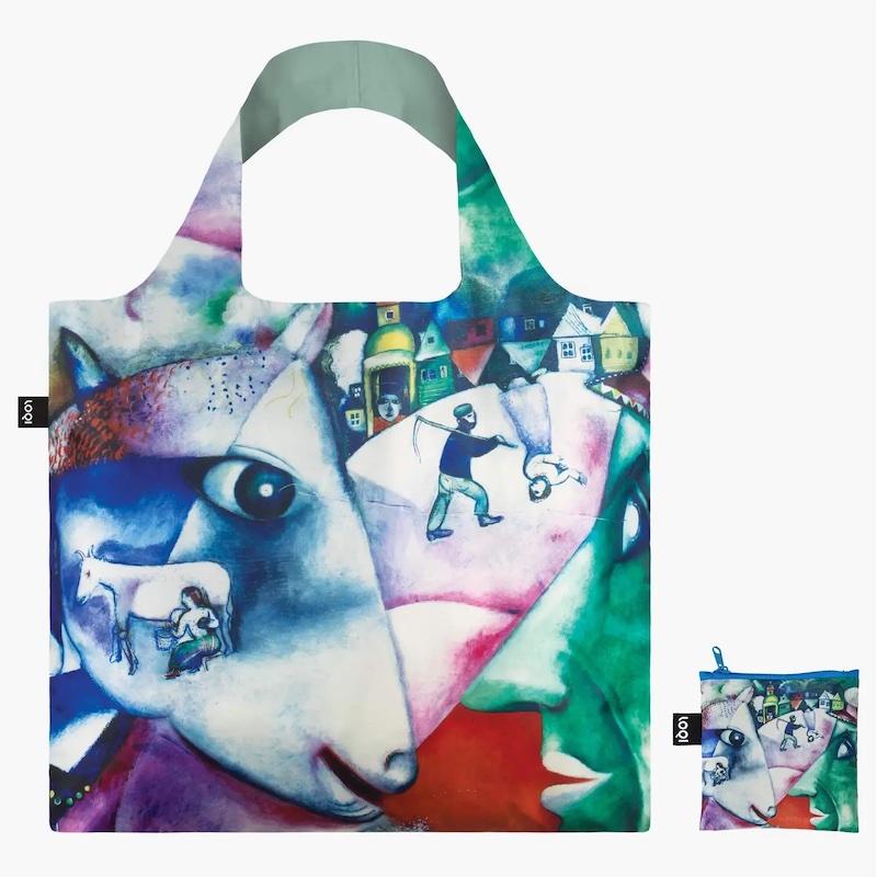 Marc Chagall I and the Village Recycled Bag