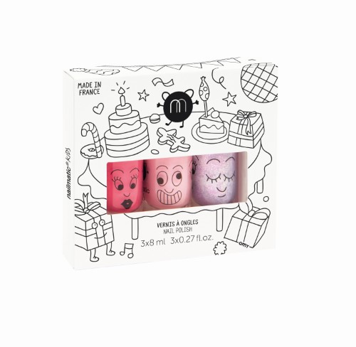 Party Pack of 3 Kids Nail Polish