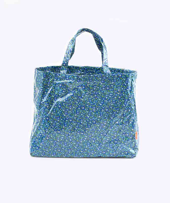 Peace & Love Tote Bag/Indigo