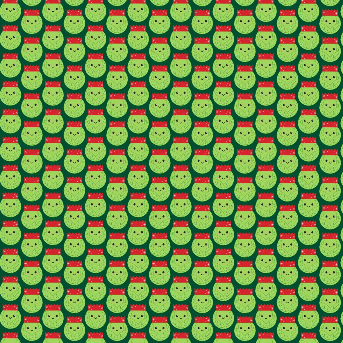 Brussel Sprouts Gift Wrap