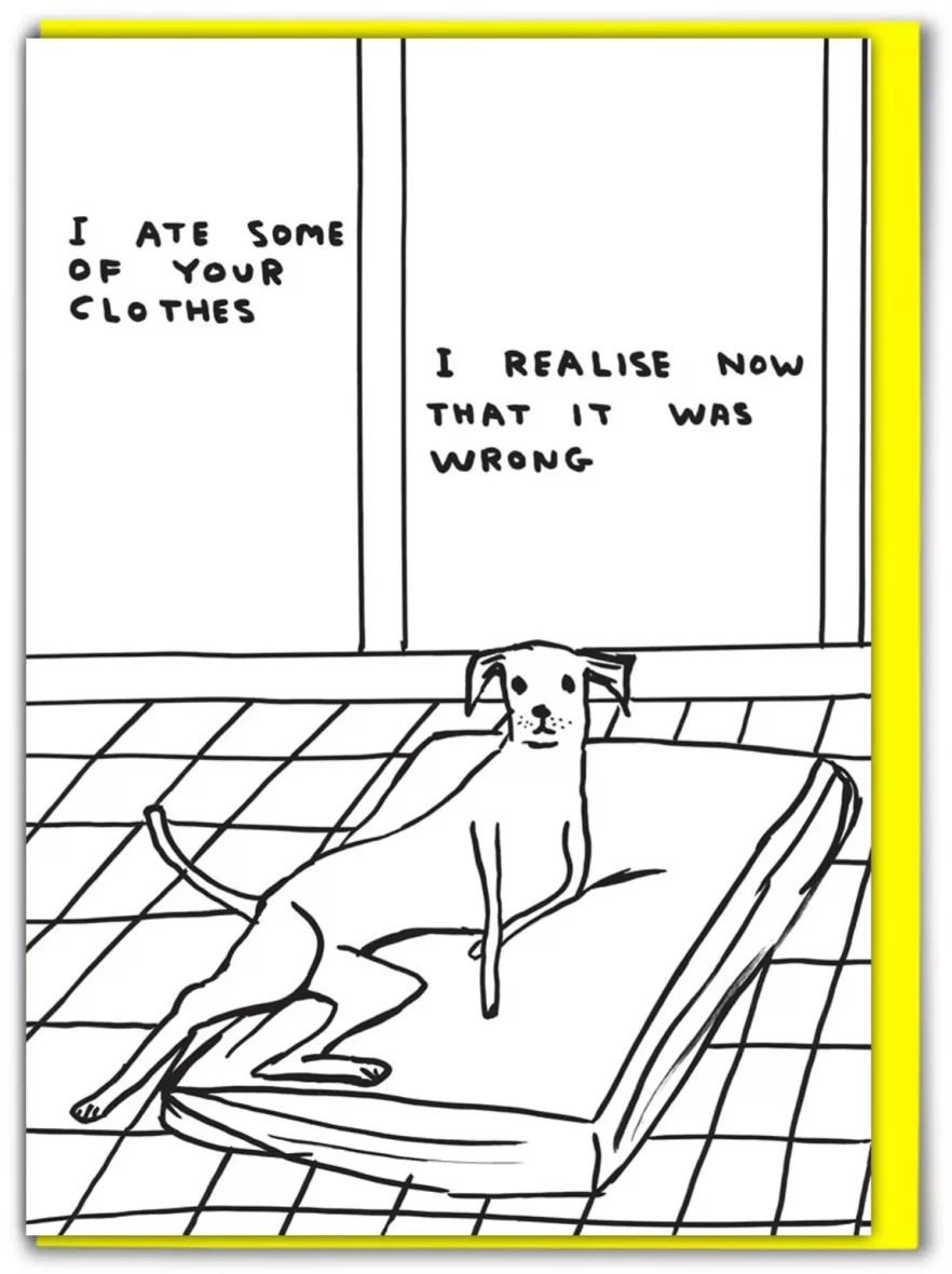 Ate Your Clothes Card