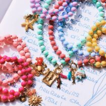 beaded-necklace-with-miyuki-beads-with-charms-green-salmon