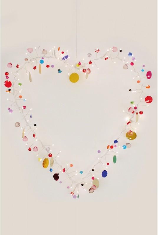 Folklore Heart Decoration