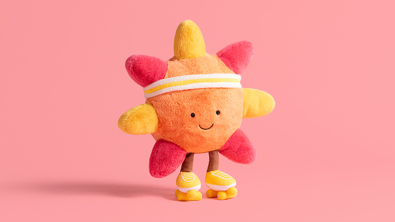 Amuseables Sun in Rollerskates