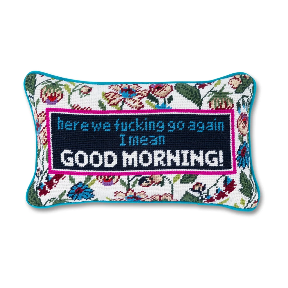 Good Morning Needlepoint Cushion