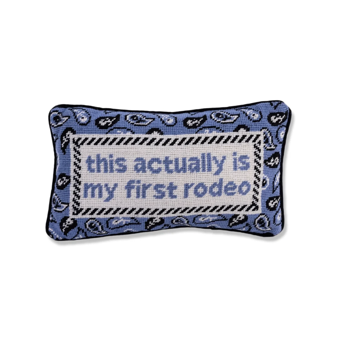 First Rodeo Needlepoint Cushion