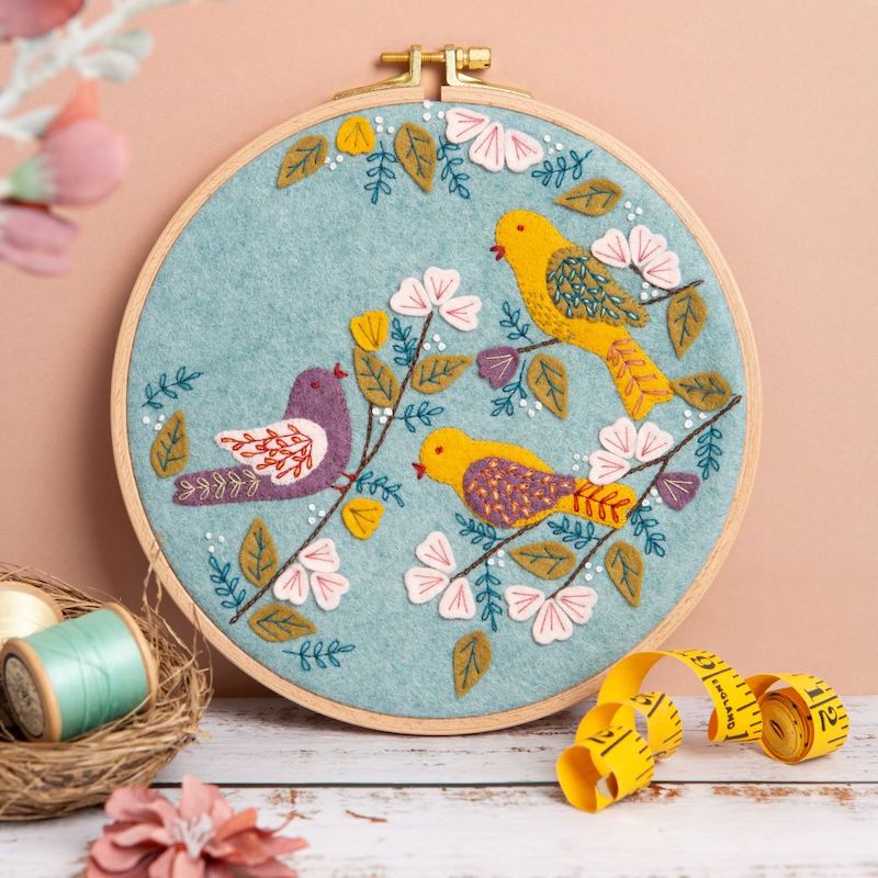 Dawn Chorus Embroidery Kit