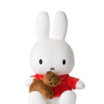 Front view of Miffy with Snuffy