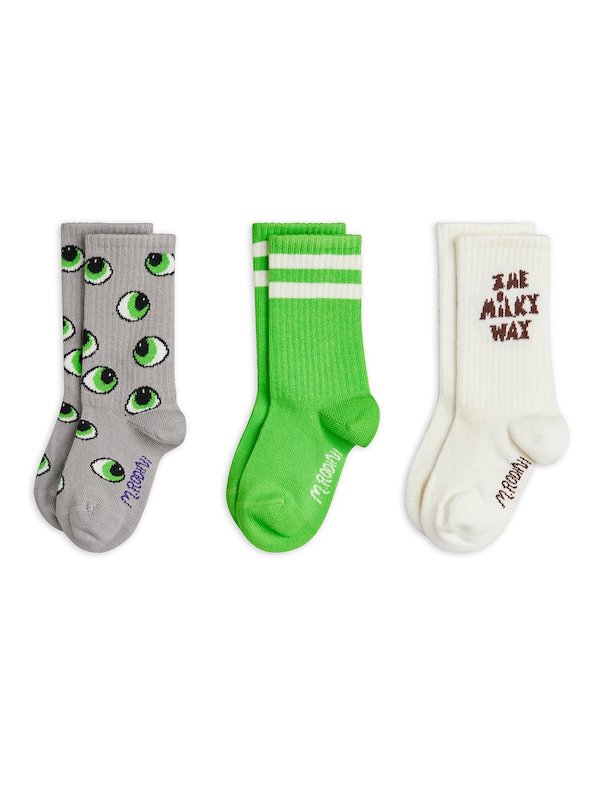 Eyes 3 Pack Socks