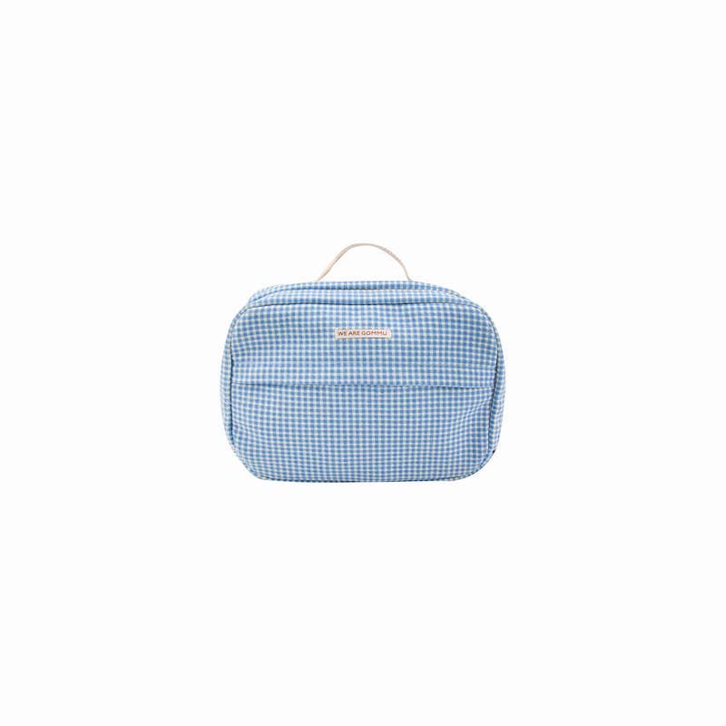 gommu-vichy-pouch-zipped-pouch-vichy-check-blue