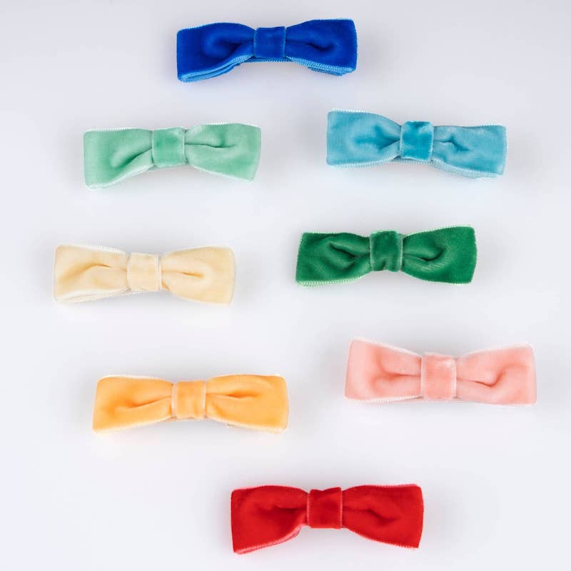 rainbow-velvet-bow-hair-clips-3